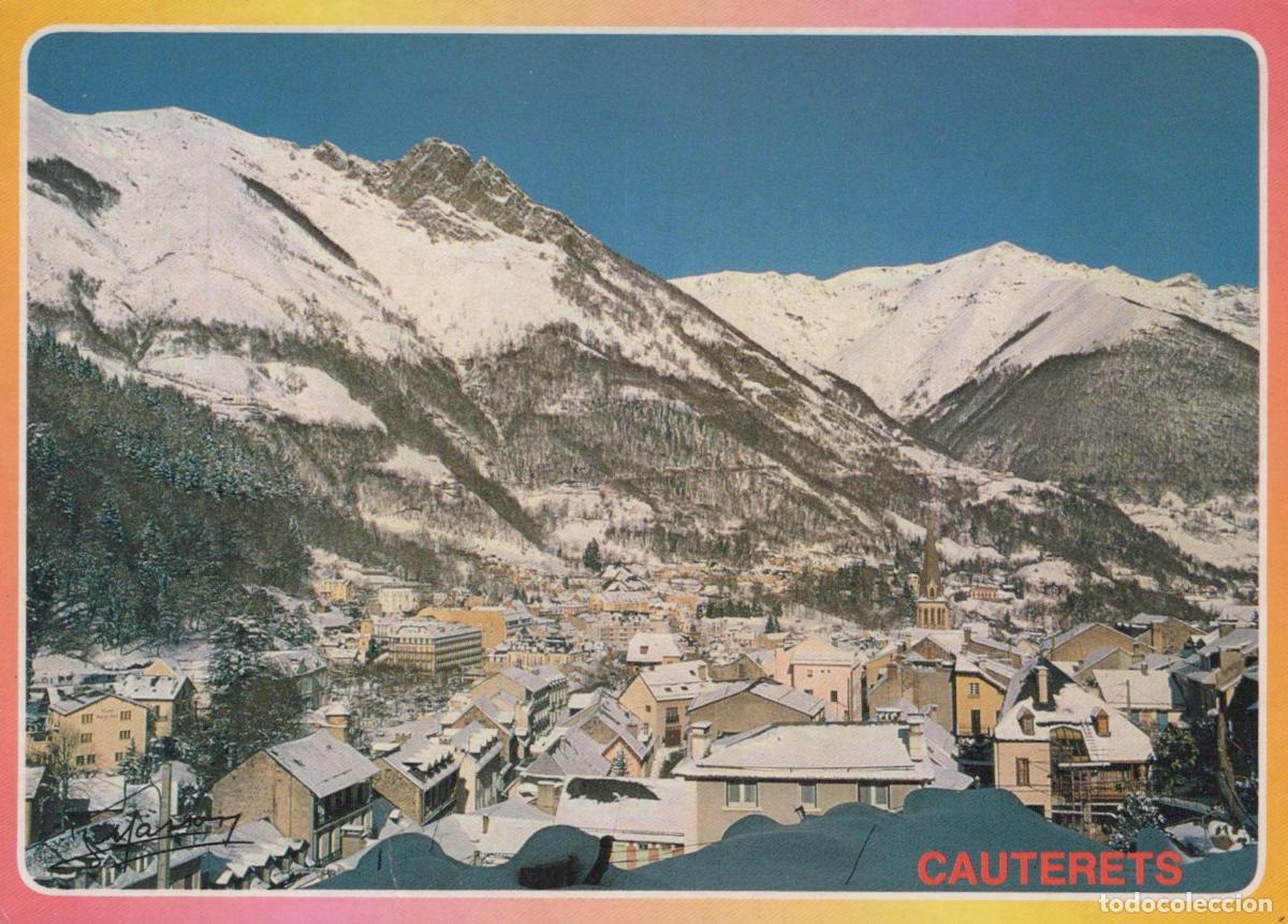 Postkarten: France Cauterets Village de Montagne Enneig&eacute; *YAE687