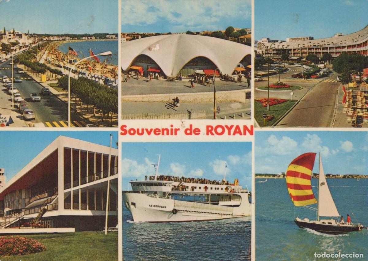 Postcards: France Royan Roy AN Architecture Plage Bateaux *YAE697