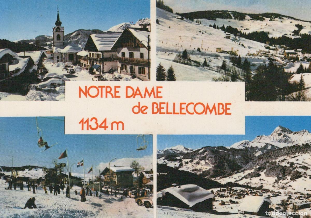 Postcards: France Notre Dame de Bellecombe Station Ski Enneig&eacute;e 1978 *YAE701