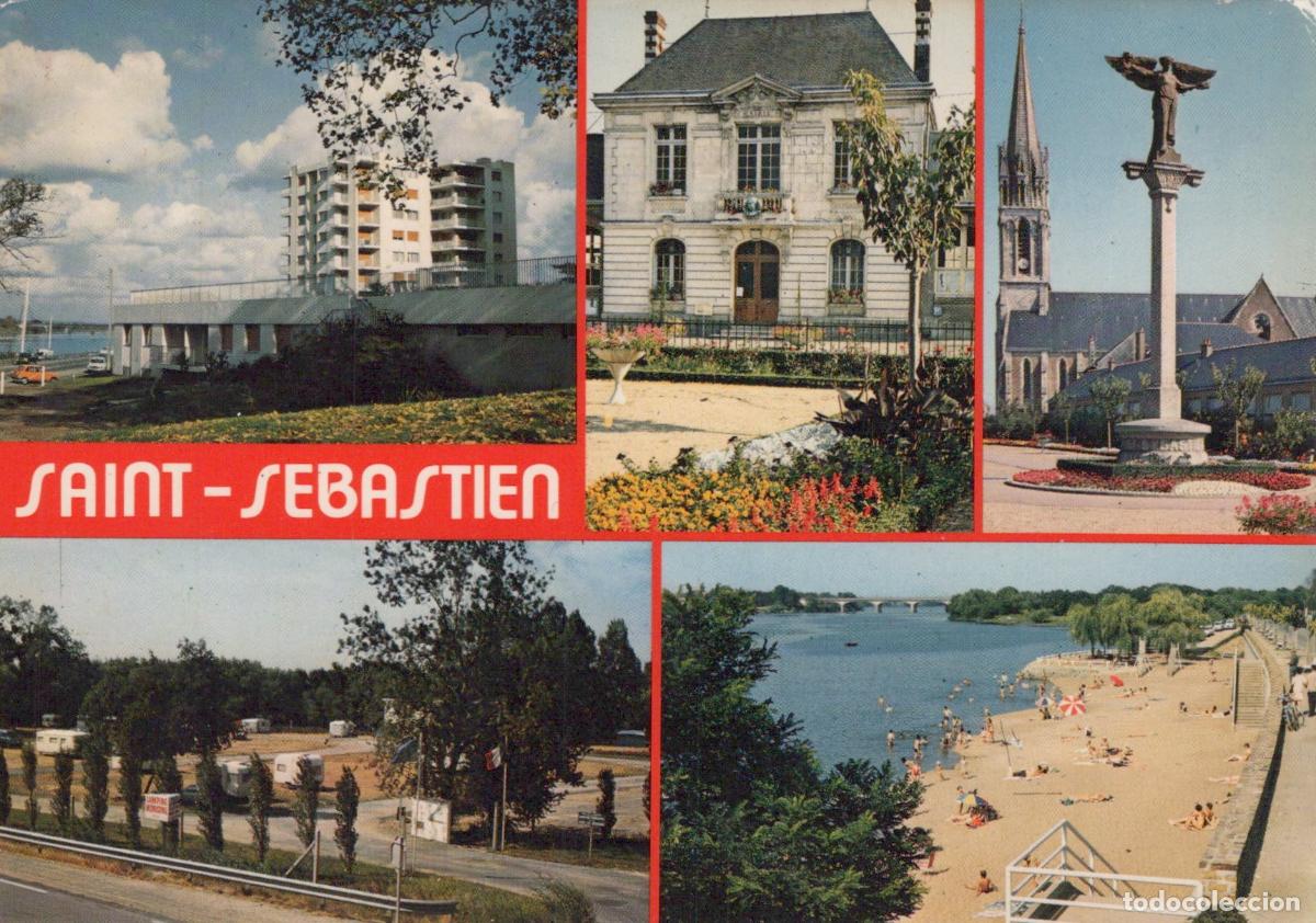 Postcards: France Saint Sebastien sur Loire Pays de la Loire Vues Mairie &Eacute;glise *YAE707