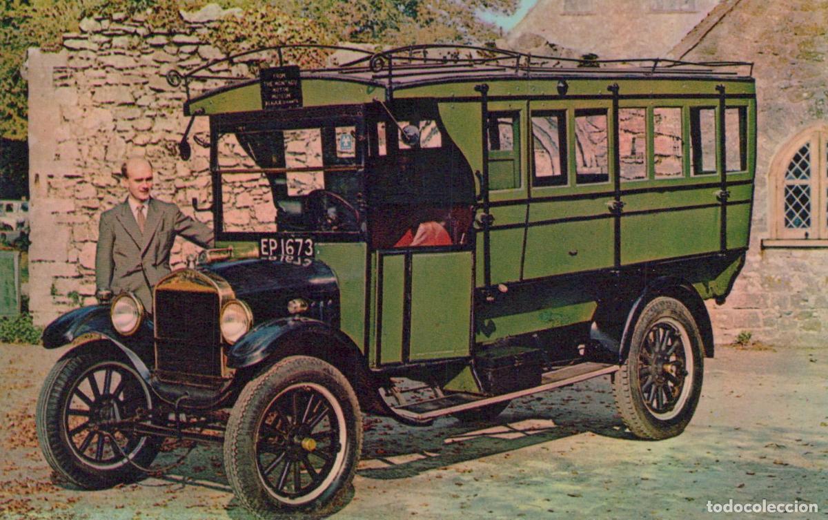 Postcards: United Kingdom Beaulieu England 1921 Ford Model TT Bus Unposted *YAE386