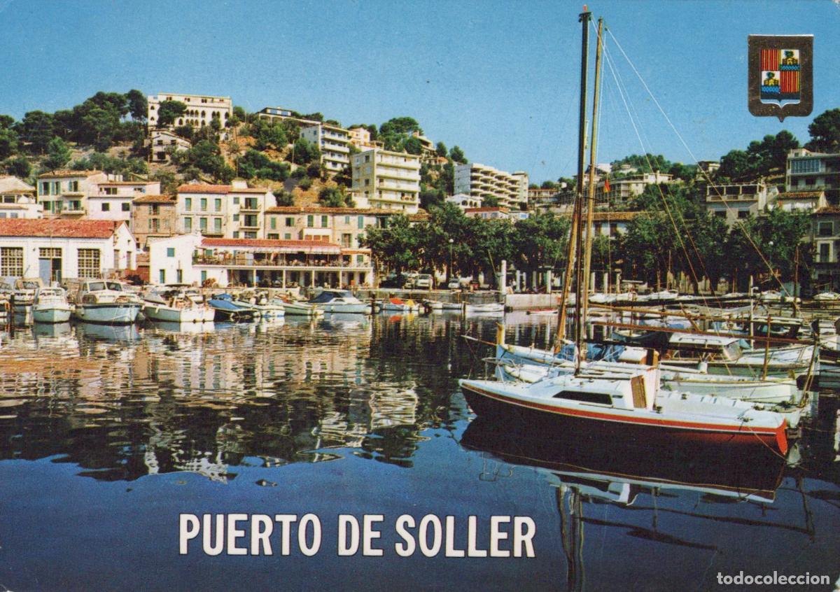 Postcards: Espa&ntilde;a Puerto de Soller Puerto Con Barcos Y Edificios Circulada *YAE727