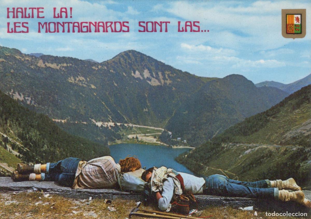 Postcards: France Lac D Oredon Hautes Pyrenees Randonneurs Paysage Montagneux *YAE736