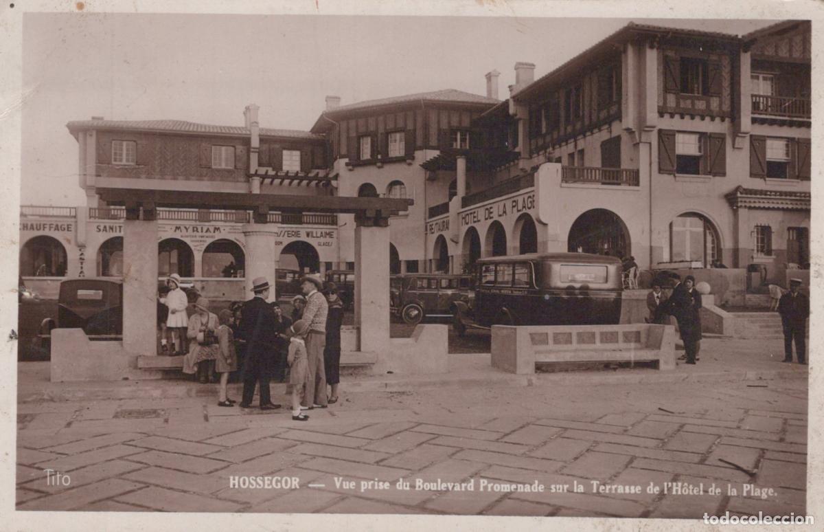 Cartoline: France Hossegor H&ocirc;tel de la Plage Architecture Automobile Unposted *YAE401