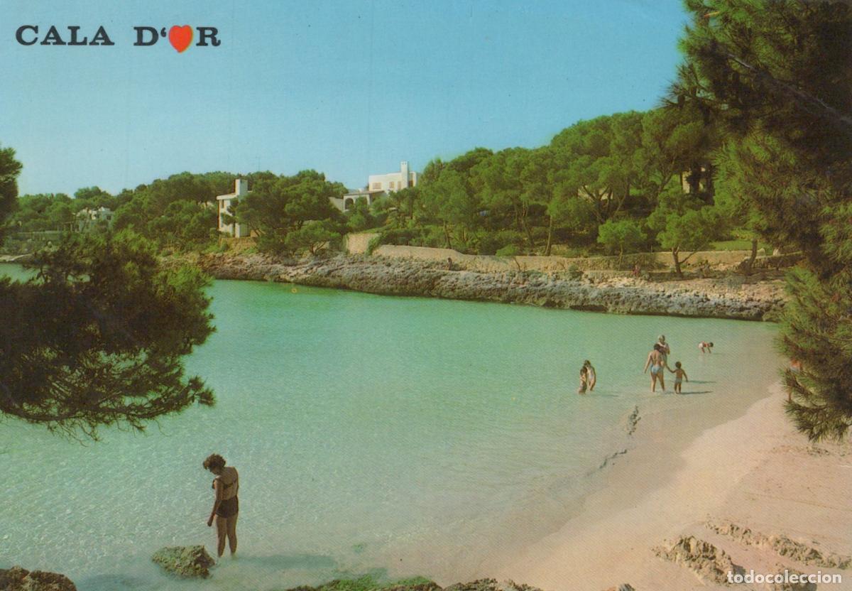 Postcards: Espa&ntilde;a Cala D or Mallorca Playa Y Cala Mediterr&aacute;nea Con Ba&ntilde;istas *YAE756