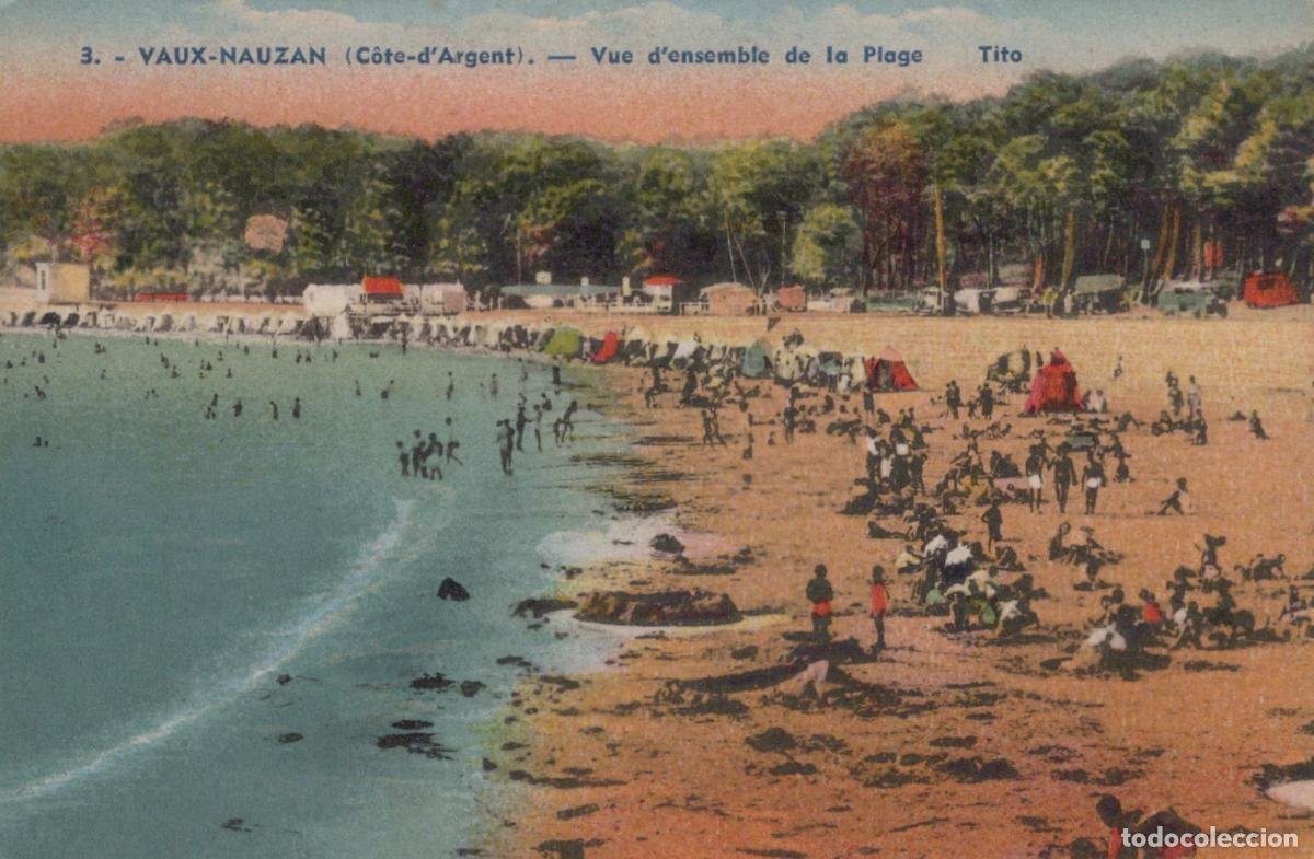 Postcards: France Vaux sur Mer Plage Anim&eacute;e *YAE406