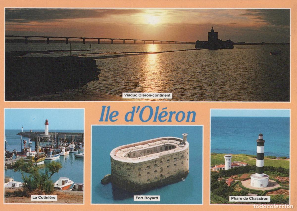 Postcards: France Ile D Ol&eacute;ron Paysage Viaduc Fort Phare Port Unposted *YAE777