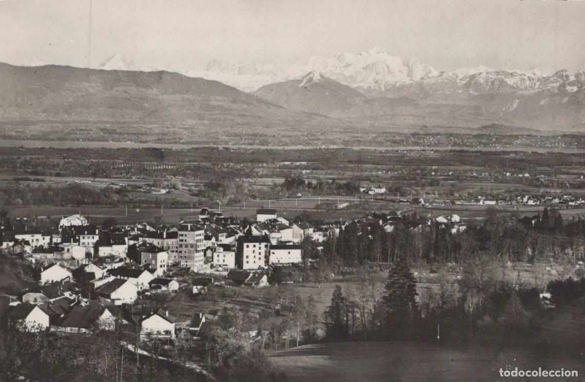 Postcards: France Gex Vue Panoramique sur la Ville et les Alpes Real Photo Unposted *YAE411