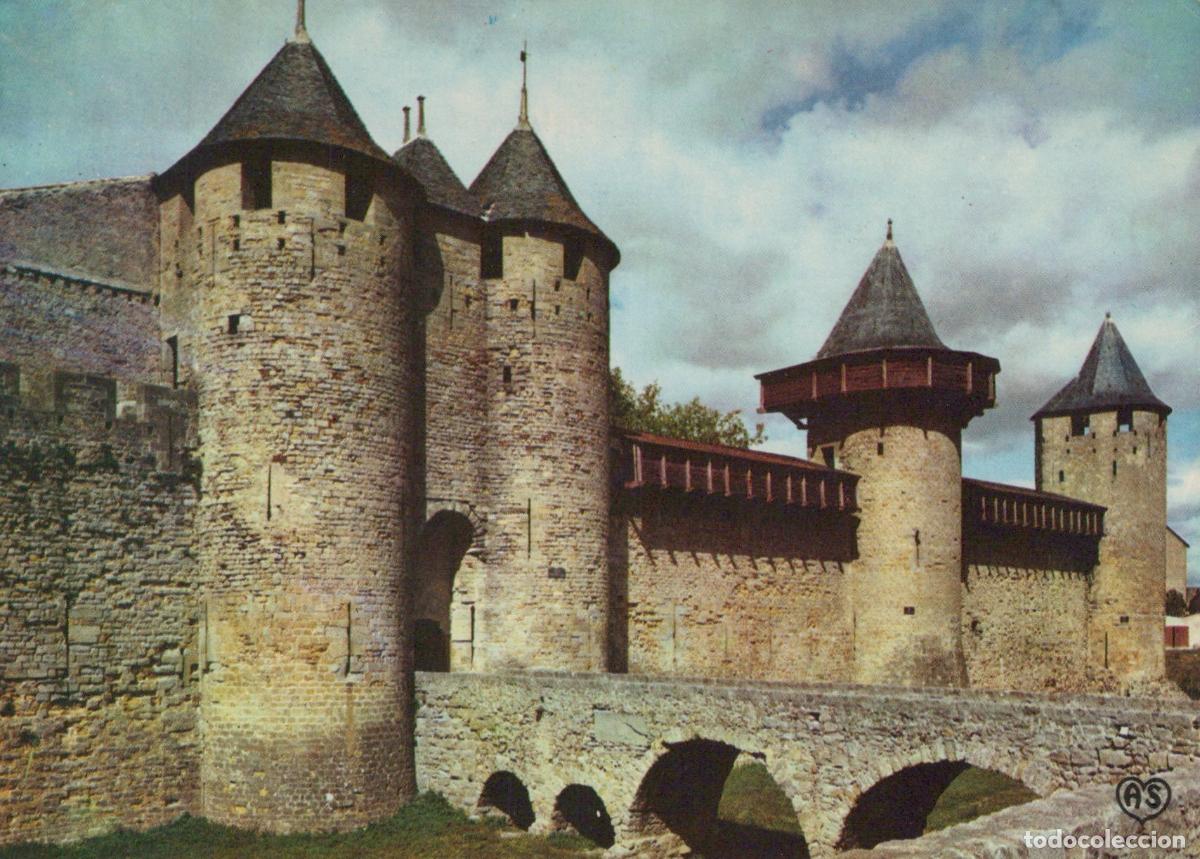 Postcards: France Carcassonne Cit&eacute; M&eacute;di&eacute;vale Ch&acirc;teau Comtal Architecture *YAE797