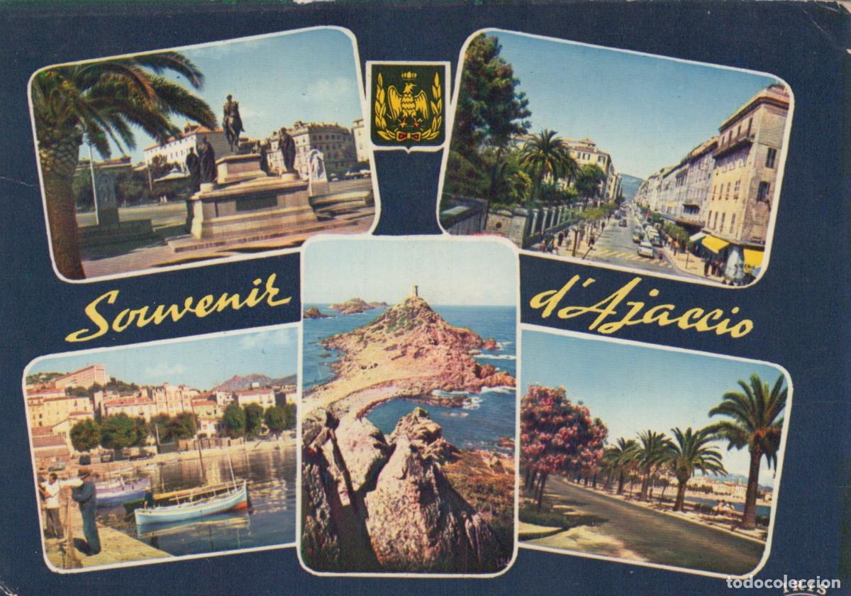 Postcards: France Ajaccio Corse Vues Multiples Ville Port et Paysages C&ocirc;tiers *YAE796