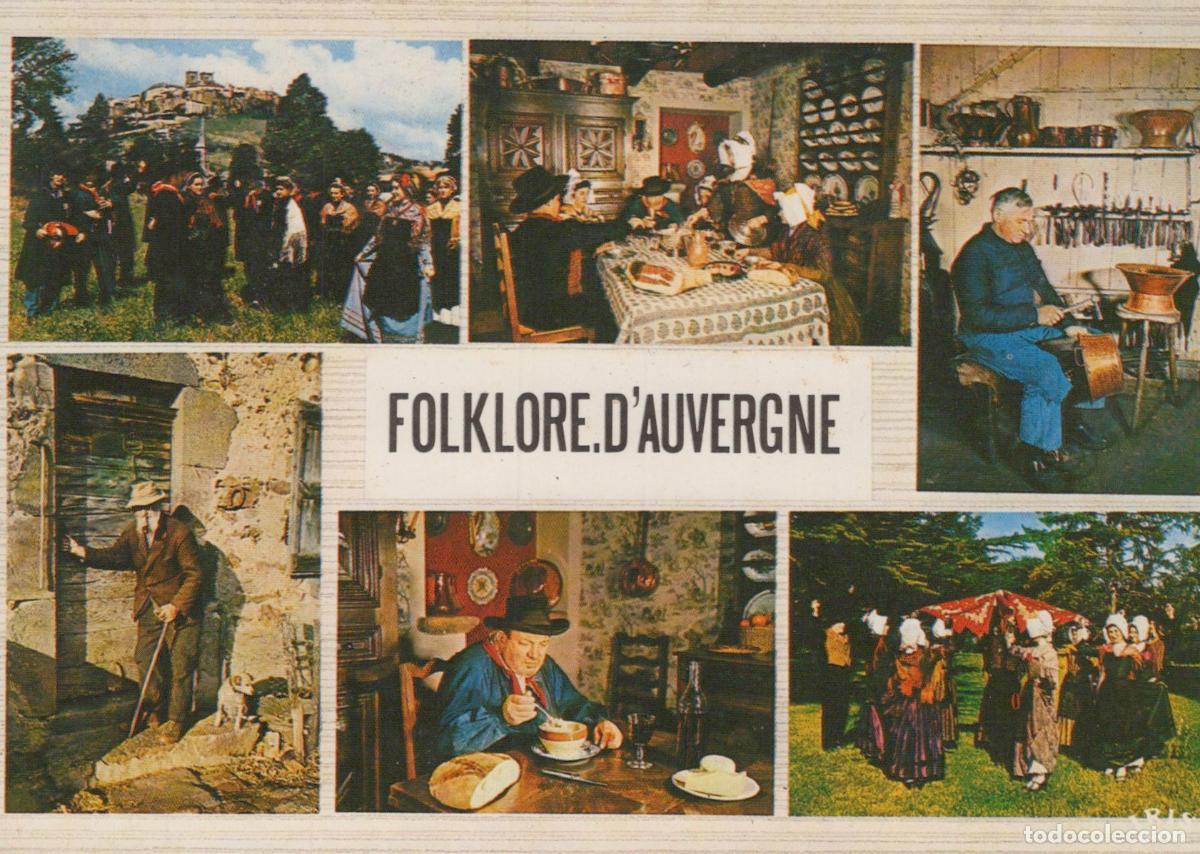 Postcards: France Auvergne Folklore Artisanat Sc&egrave;nes de Vie Rurale *YAE802