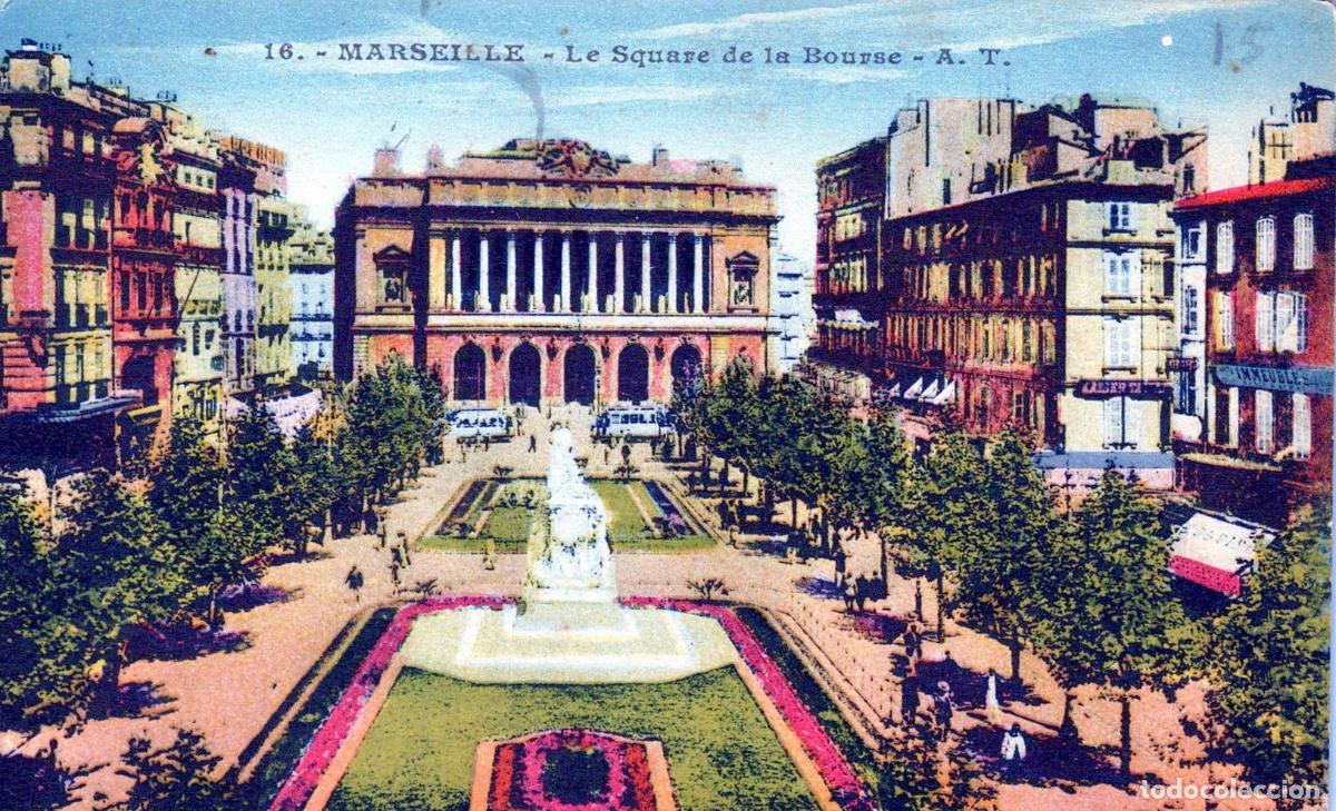Postales: France Marseille Square de la Bourse *YAE422 - Foto 3