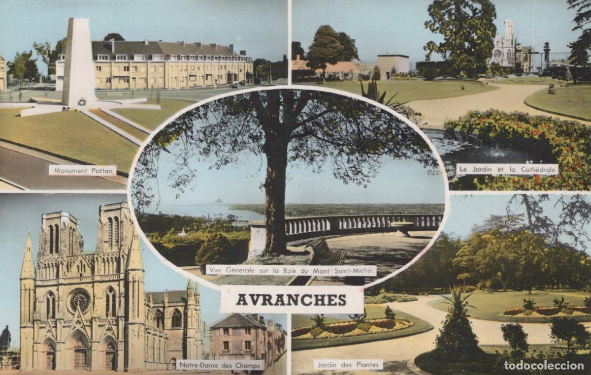 Cartoline: France Avranches Normandie Vues Multiples Cath&eacute;drale Real Photo Unposted *YAE438