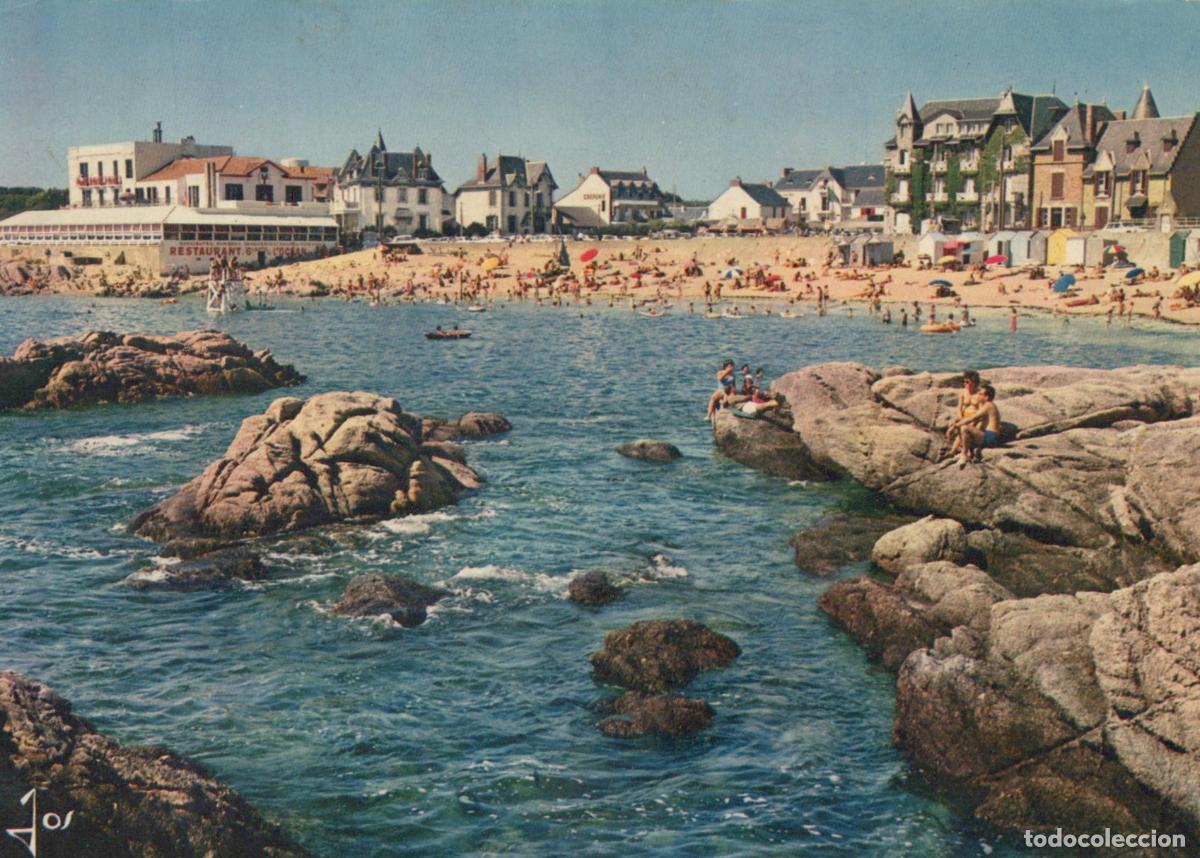 Postales: France Le Croisic Bretagne Plage de Port Lin C&ocirc;te Rocheuse Anim&eacute;e *YAE886