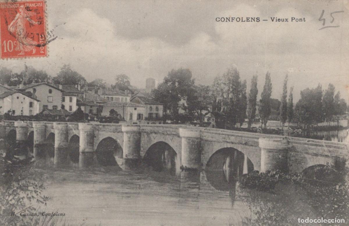 Postkarten: France Confolens Nouvelle Aquitaine Vieux Pont sur la Vienne *YAE453