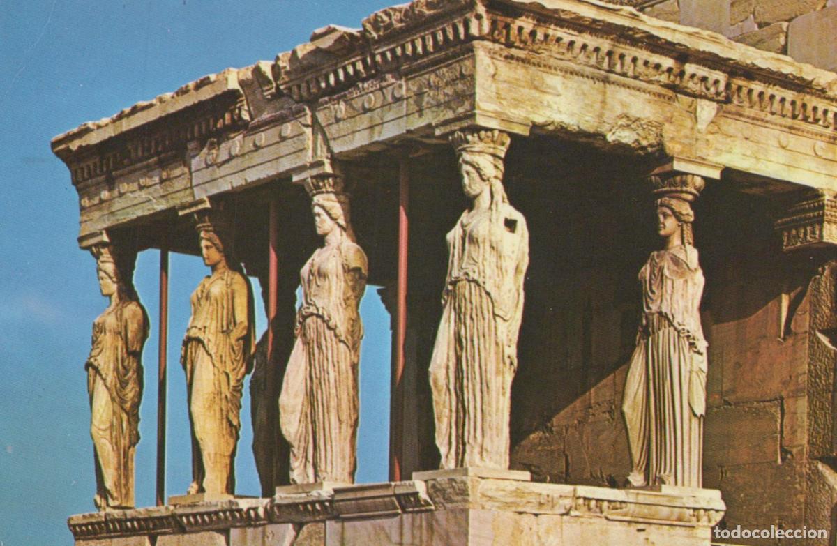 Postkarten: Greece Athens Caryatids Erechtheion Acropolis Architecture *YAE922