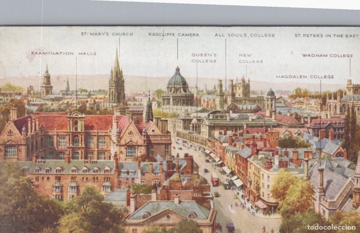 Postcards: United Kingdom Oxford Panoramic View of Historic University Unposted *YAE463
