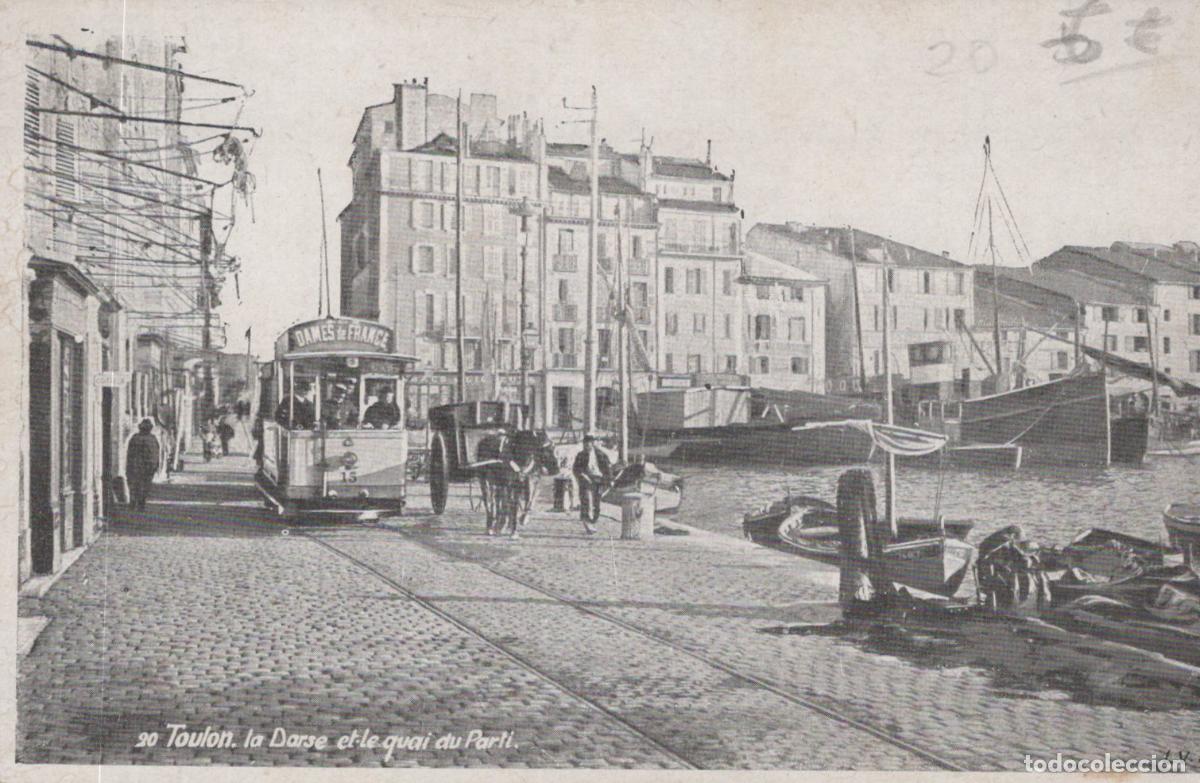 Postkarten: France Toulon Darse Port Tramway *YAE462