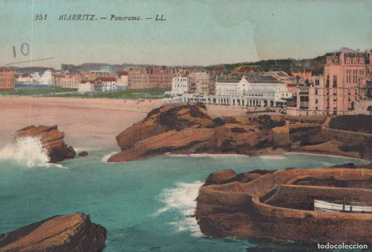 Cartes Postales: France Biarritz Panorama C&ocirc;tier Architecture Baln&eacute;aire *YAE468