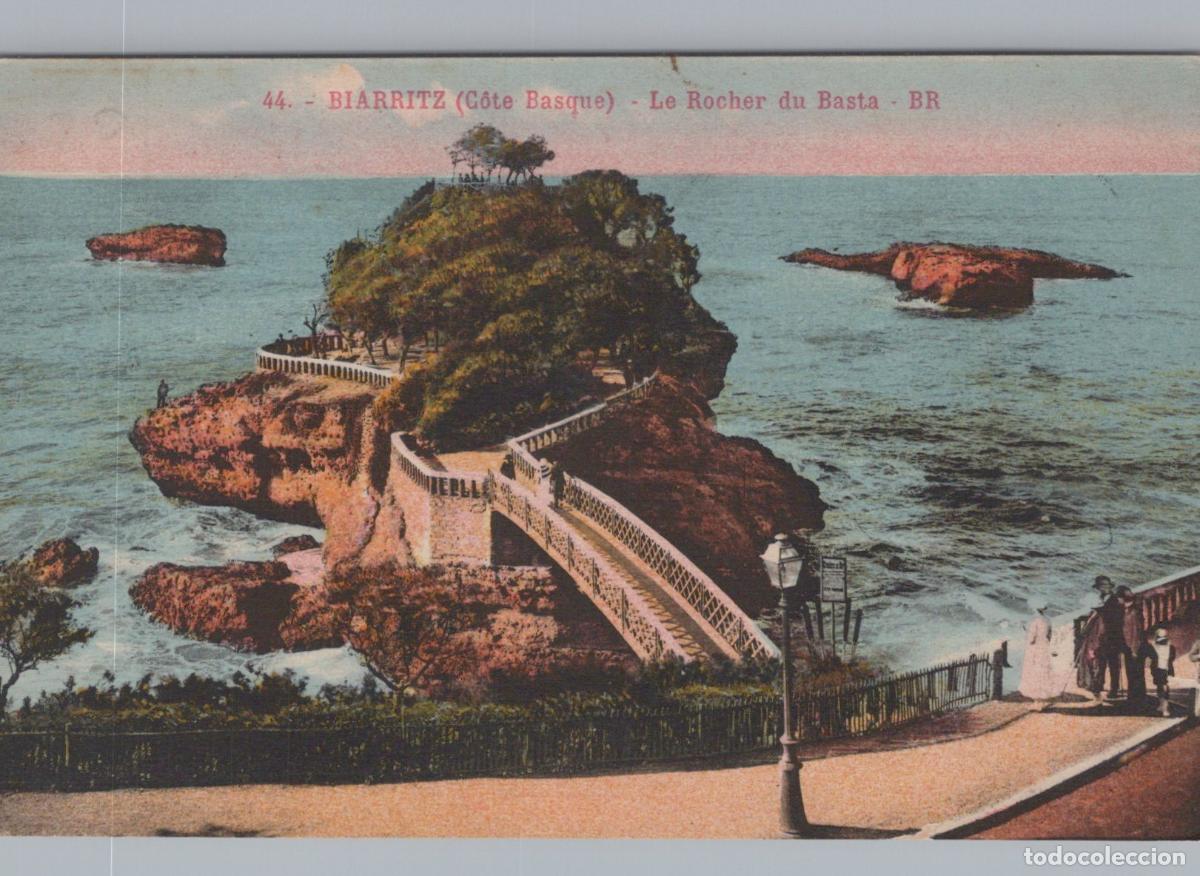 Postkarten: France Biarritz Le Rocher du Basta Paysage C&ocirc;tier *YAE467
