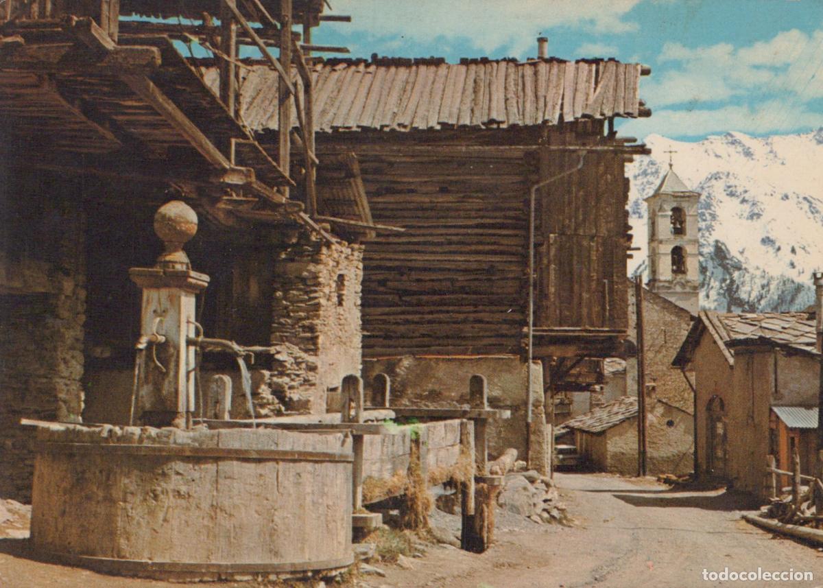 Postcards: France Saint Veran Village Fontaine Architecture Clocher *YAE938