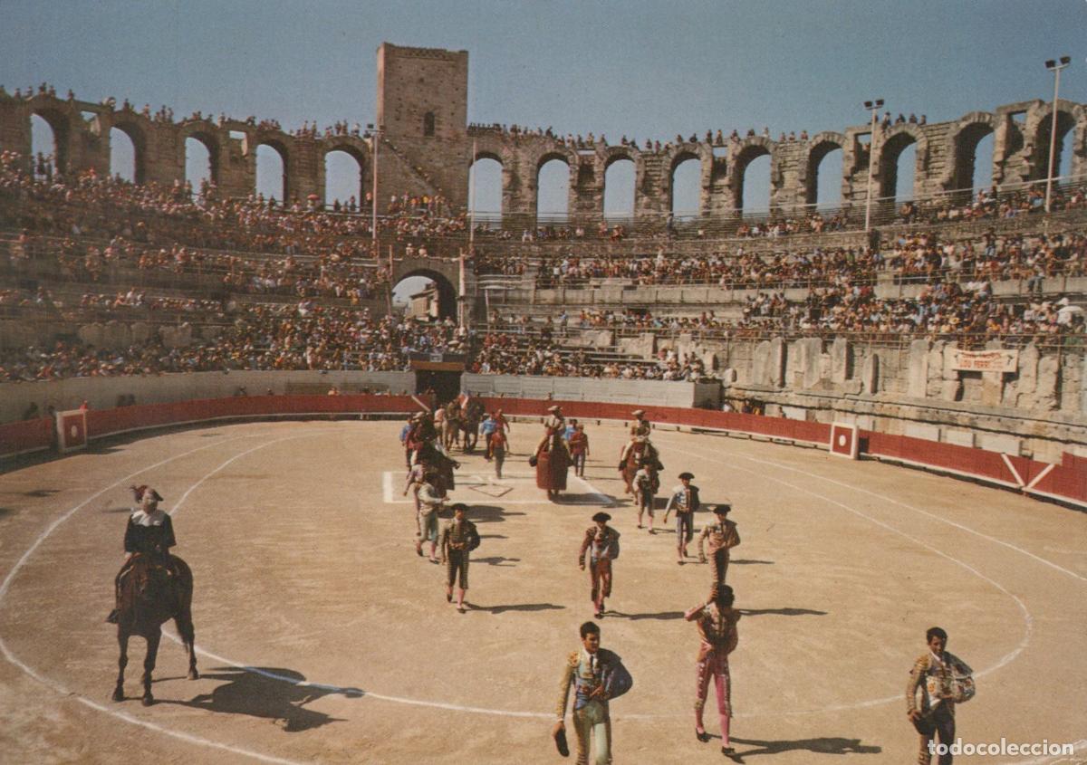Postcards: France Arles Ar&egrave;nes Romaines Corrida le Paseo Spectacle Post&eacute;e *YAE937