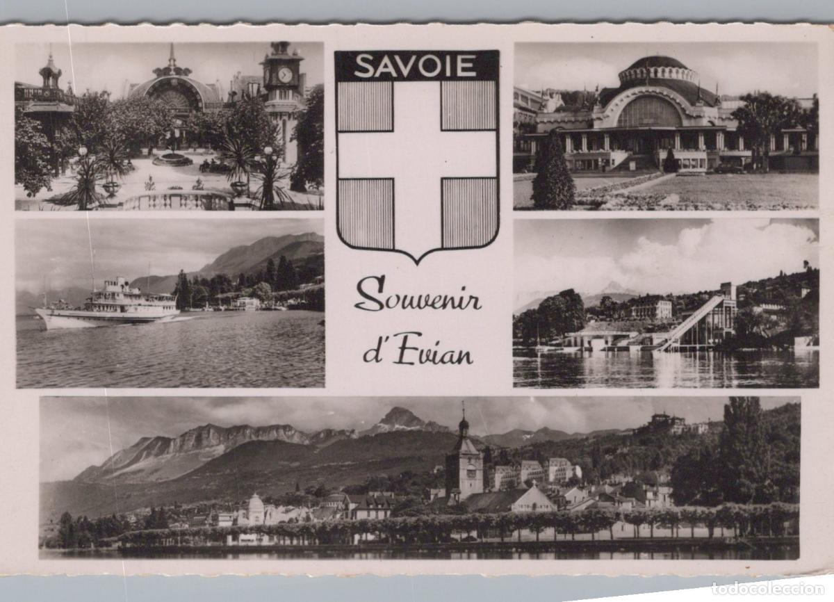 Cartes Postales: France Evian les Bains Vues Multiples Casino Lac Vue G&eacute;n&eacute;rale Unposted *YAE476