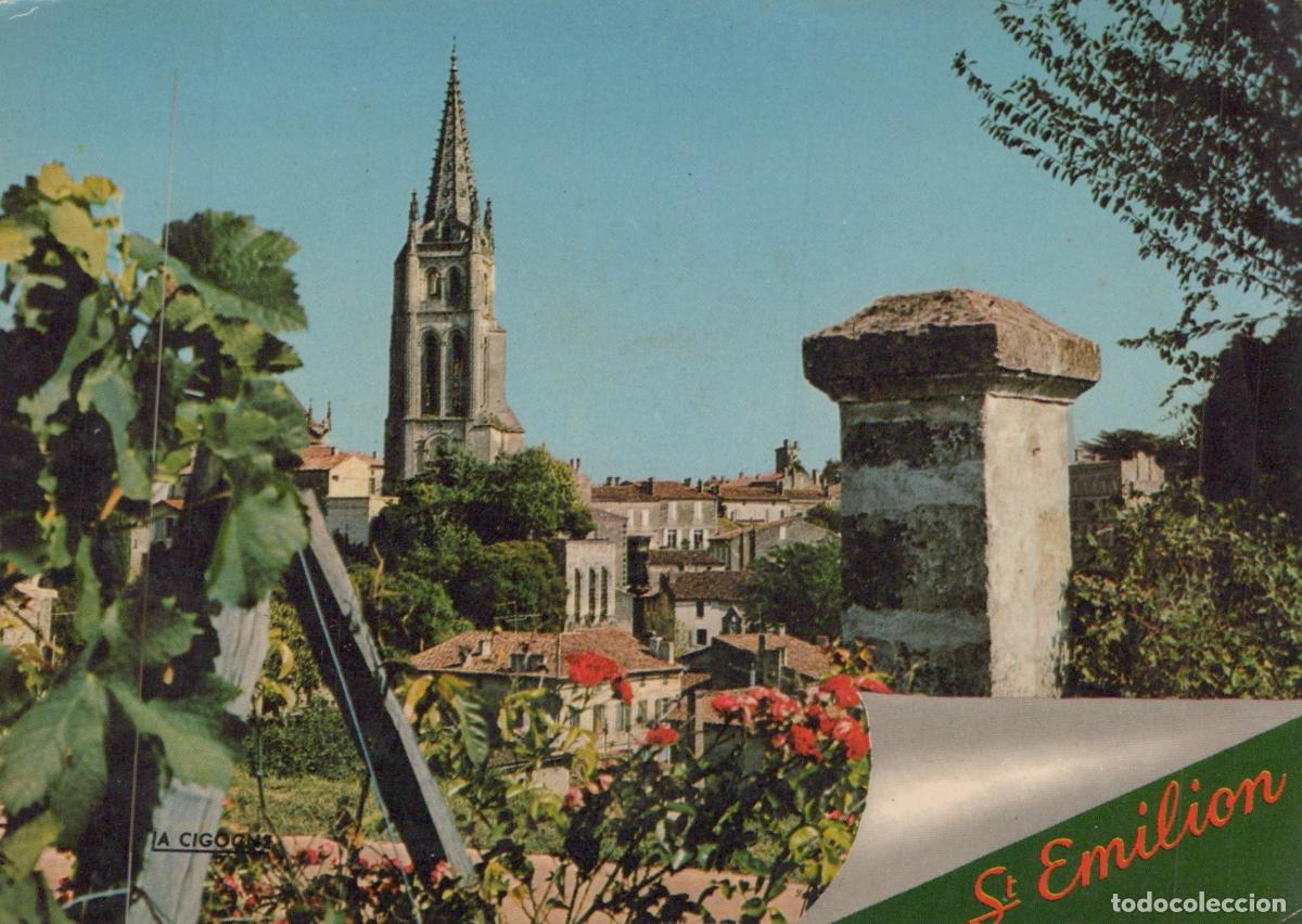 Cartoline: France Saint Emilion Clocher Gothique Vue Architecturale Unposted *YAE963