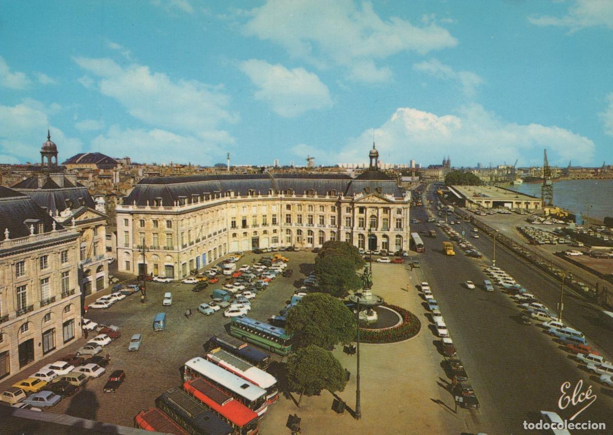 Postkarten: France Bordeaux Place de la Bourse Palais Gabriel Unposted *YAE972