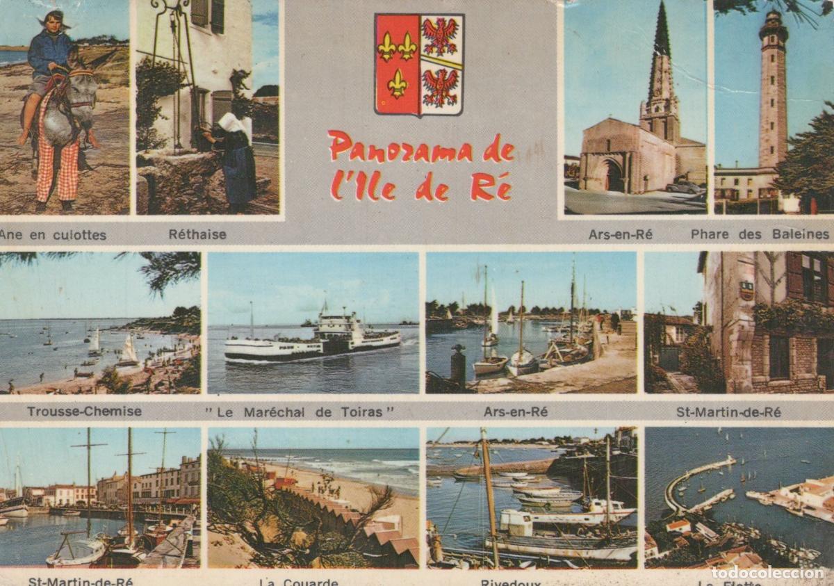 Cartoline: France L &Icirc;le de R&eacute; Panorama Multi Vues *YAE977