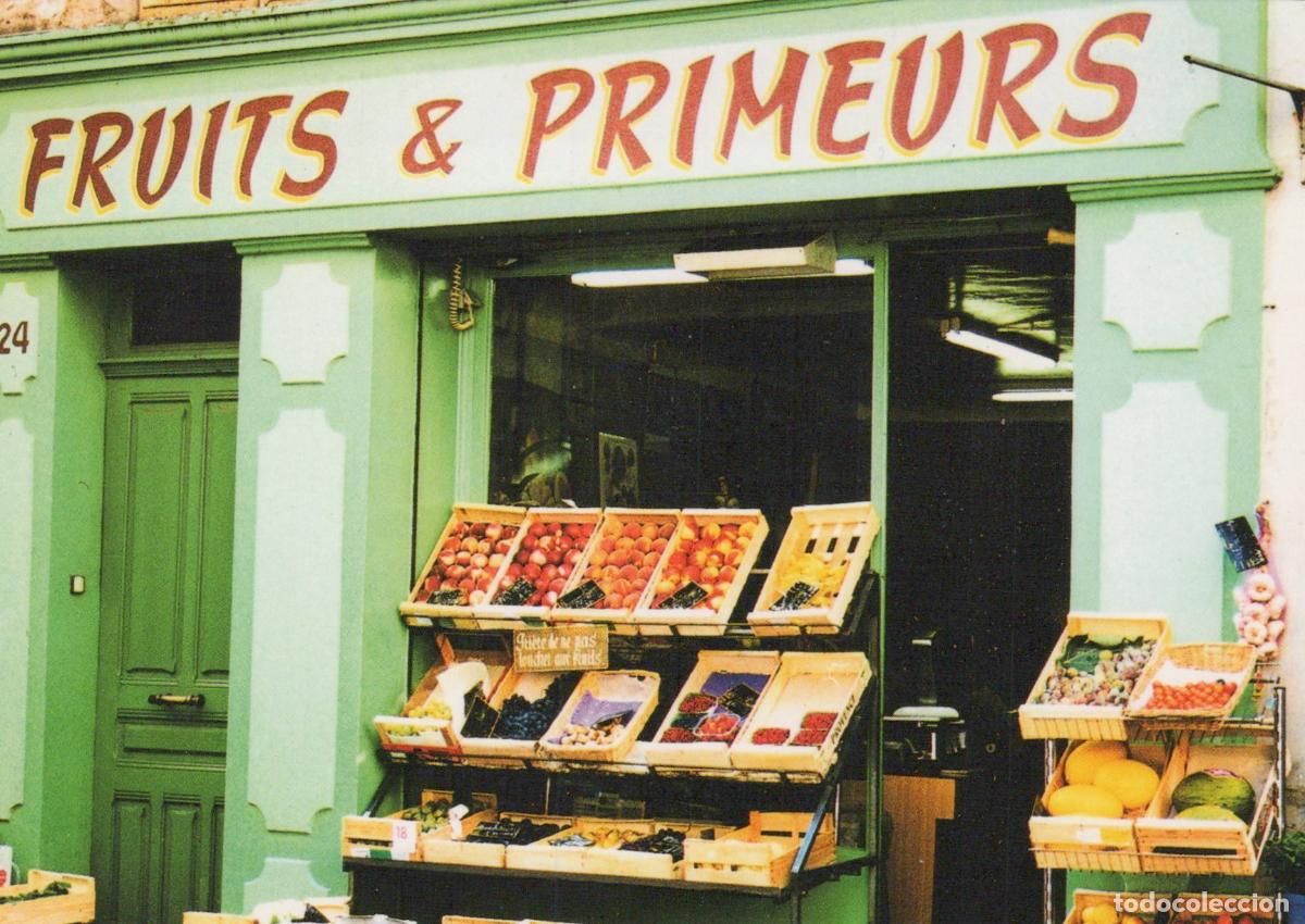 Cartoline: France Althen des Paluds Fa&ccedil;ade Magasin Fruits Primeurs Unposted *YAE988