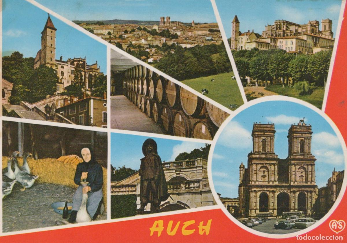 Postkarten: France Auch Vues Multiples Basilique Tour Cave D Armagnac *YAE498