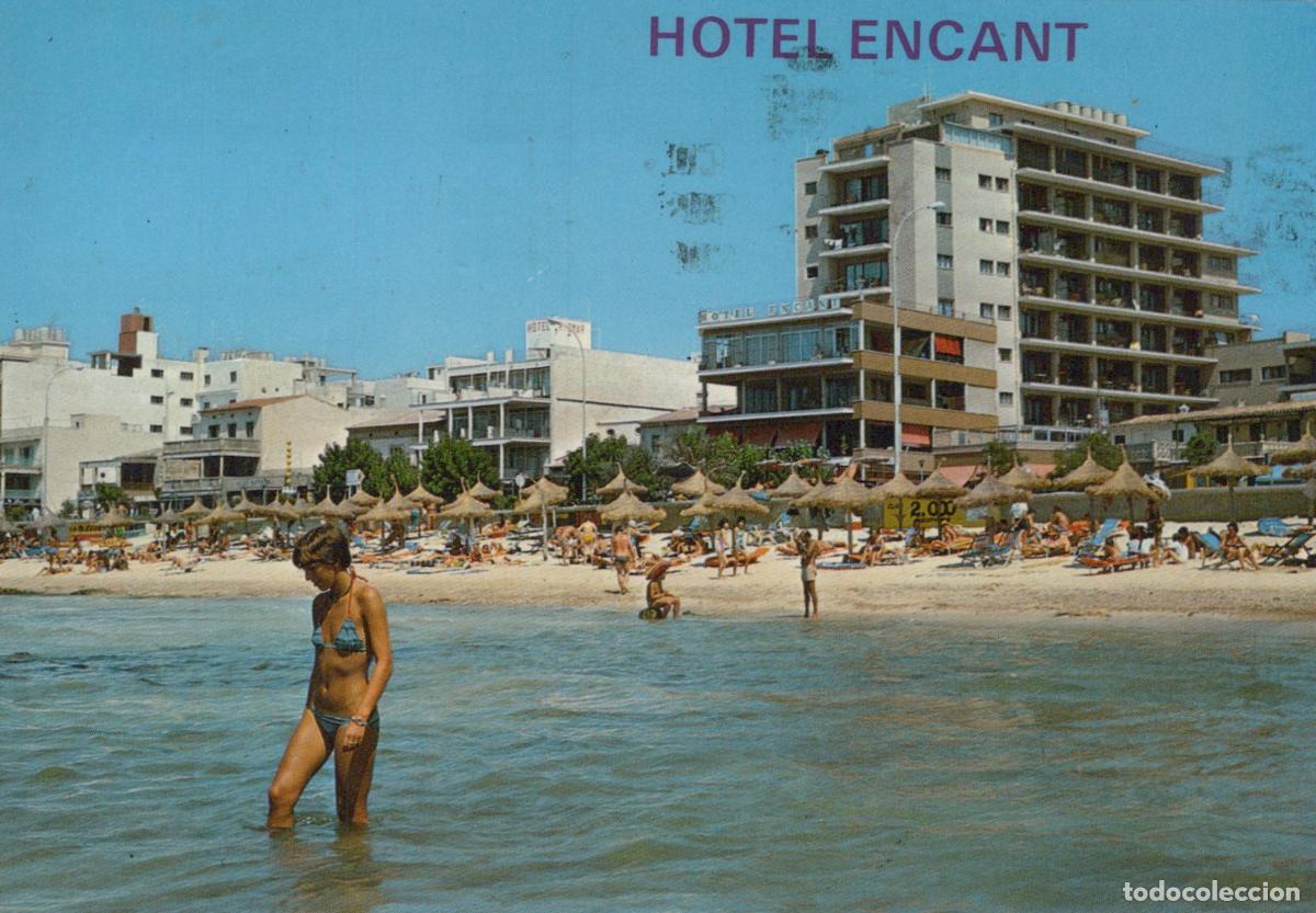 Cartes Postales: Espa&ntilde;a Palma de Mallorca Hotel Encant Playa Ba&ntilde;istas Oblitera 1983 *YAE502