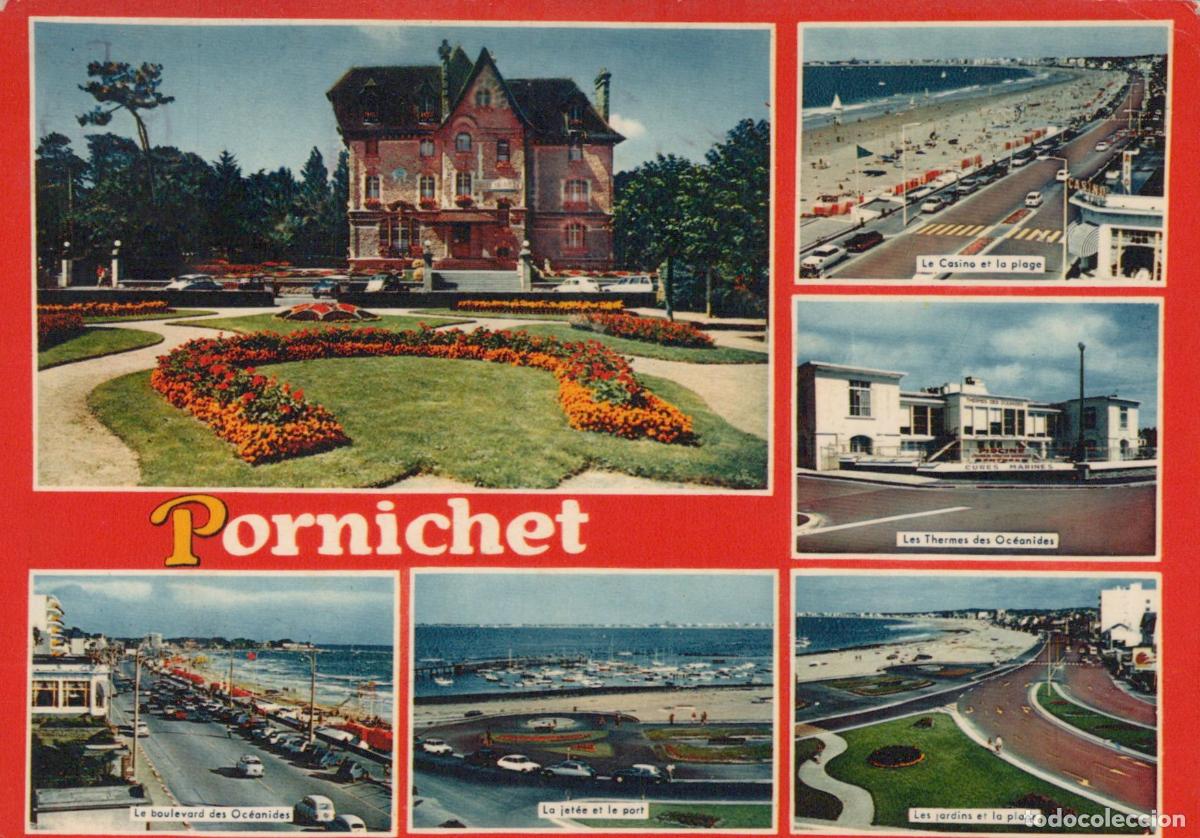 Cartes Postales: France Pornichet Vues Ville Plage Port Casino Thermes *YAE511