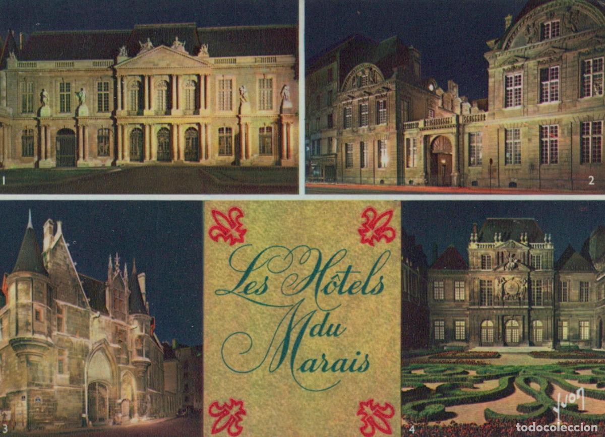Cartes Postales: France Paris &Icirc;le de les H&ocirc;tels du Marais Architecture Historique *YAE542