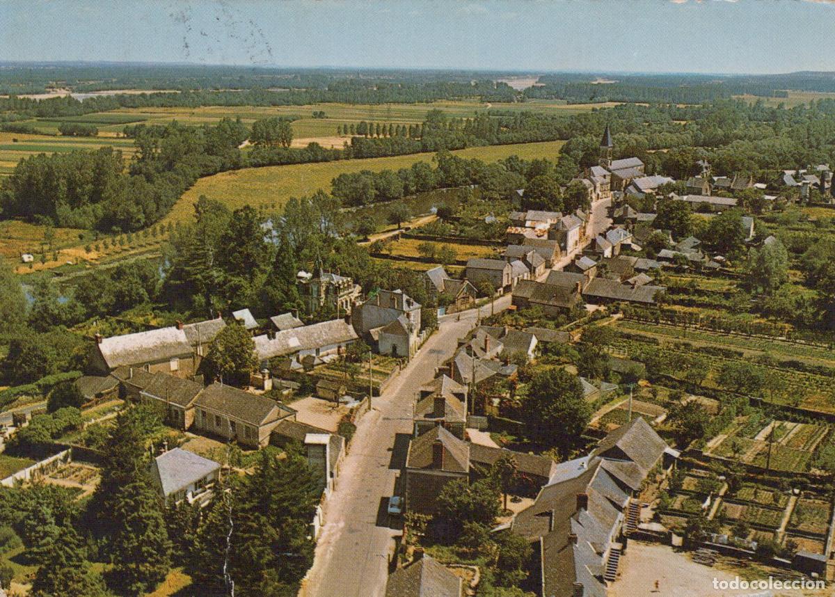 Cartes Postales: France Juign&eacute; sur Loire Juigne S Loire Vue A&eacute;rienne du Village Rivi&egrave;re *YAE546