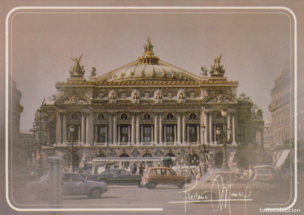 Postkarten: France Paris &Icirc;le de Op&eacute;ra Garnier Fa&ccedil;ade Principale *YAE548