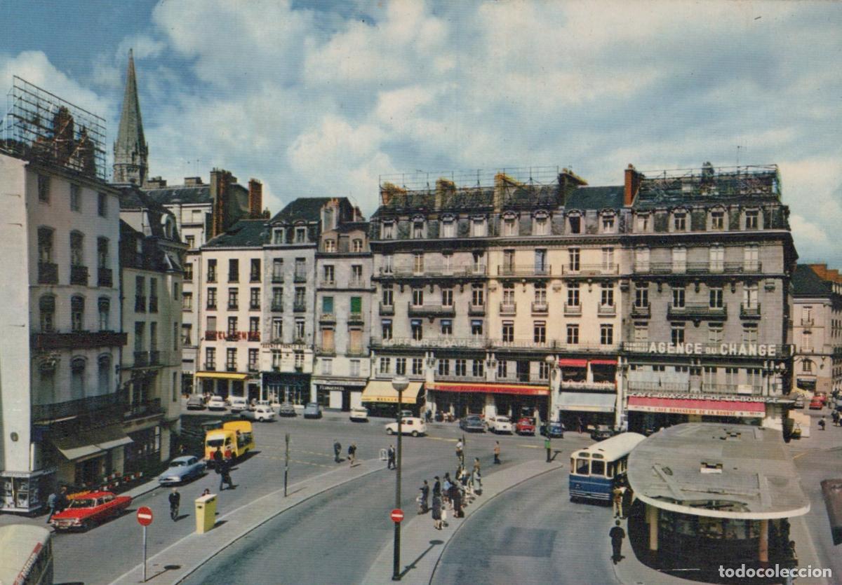 Postais: France Nantes Place du Commerce Vue Urbaine Anim&eacute;e Post&eacute;e *YAE567