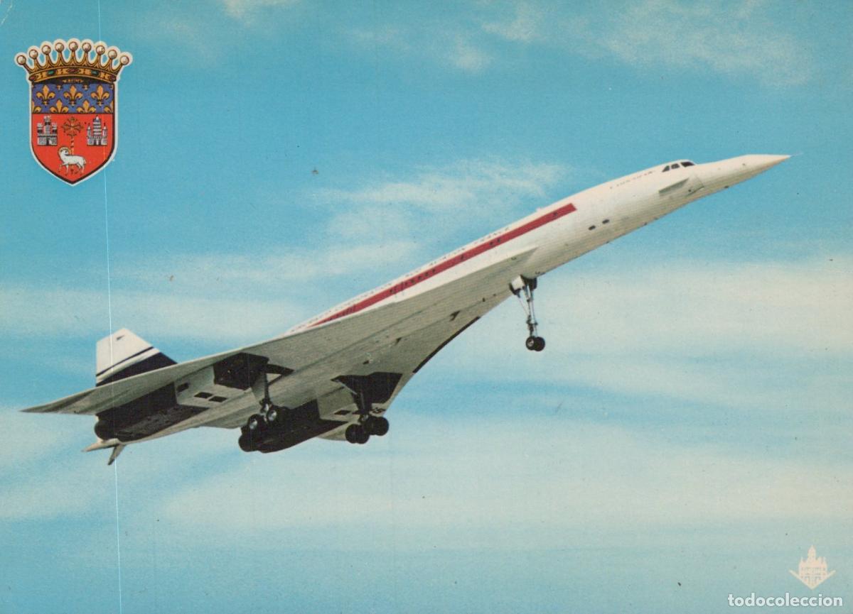 Postkarten: France Toulouse Concorde Avion Supersonique Affranchie *YAE591