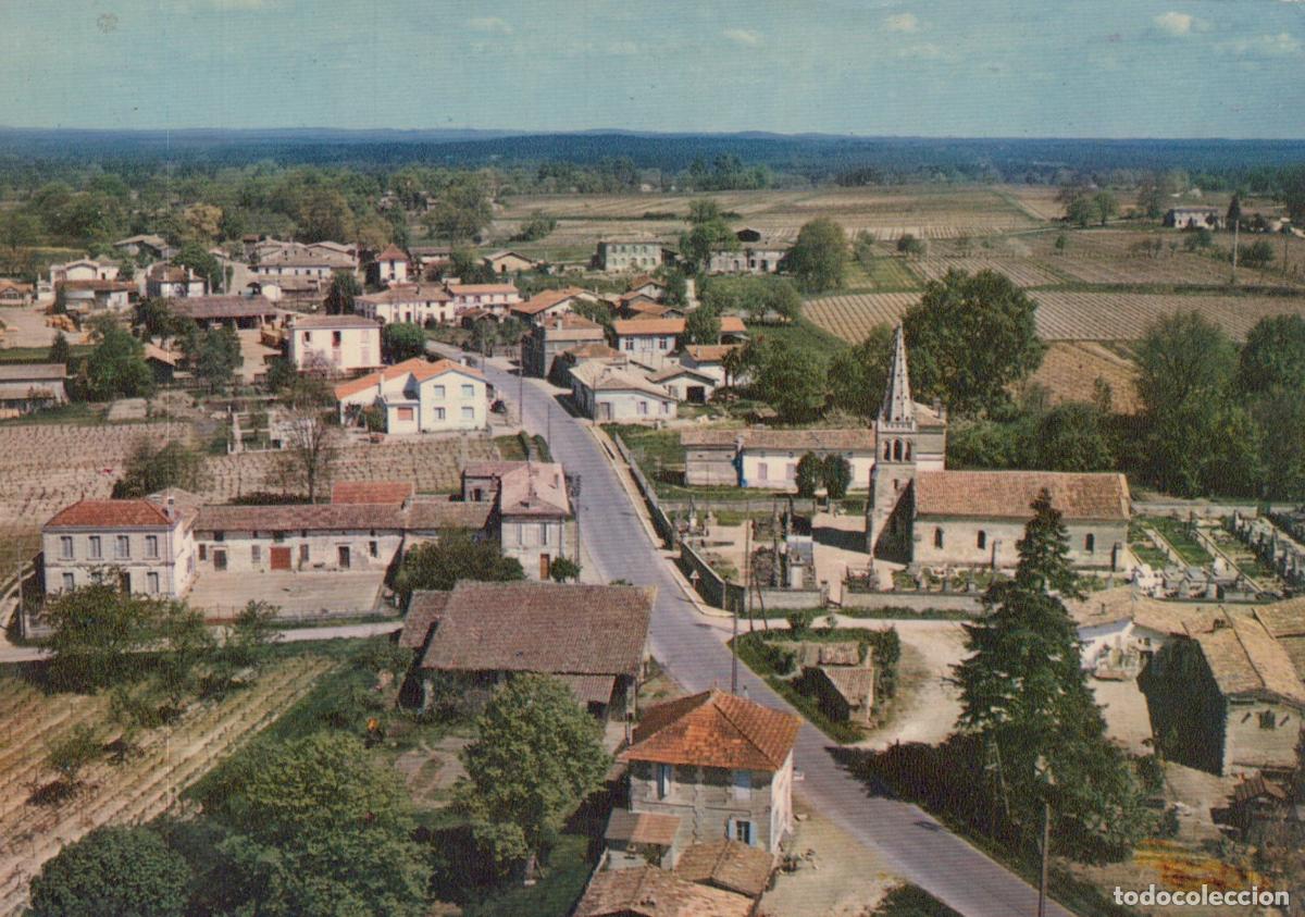 Cartes Postales: France Lapouyade Vue A&eacute;rienne du Village &Eacute;glise et Campagne Unposted *YAE606
