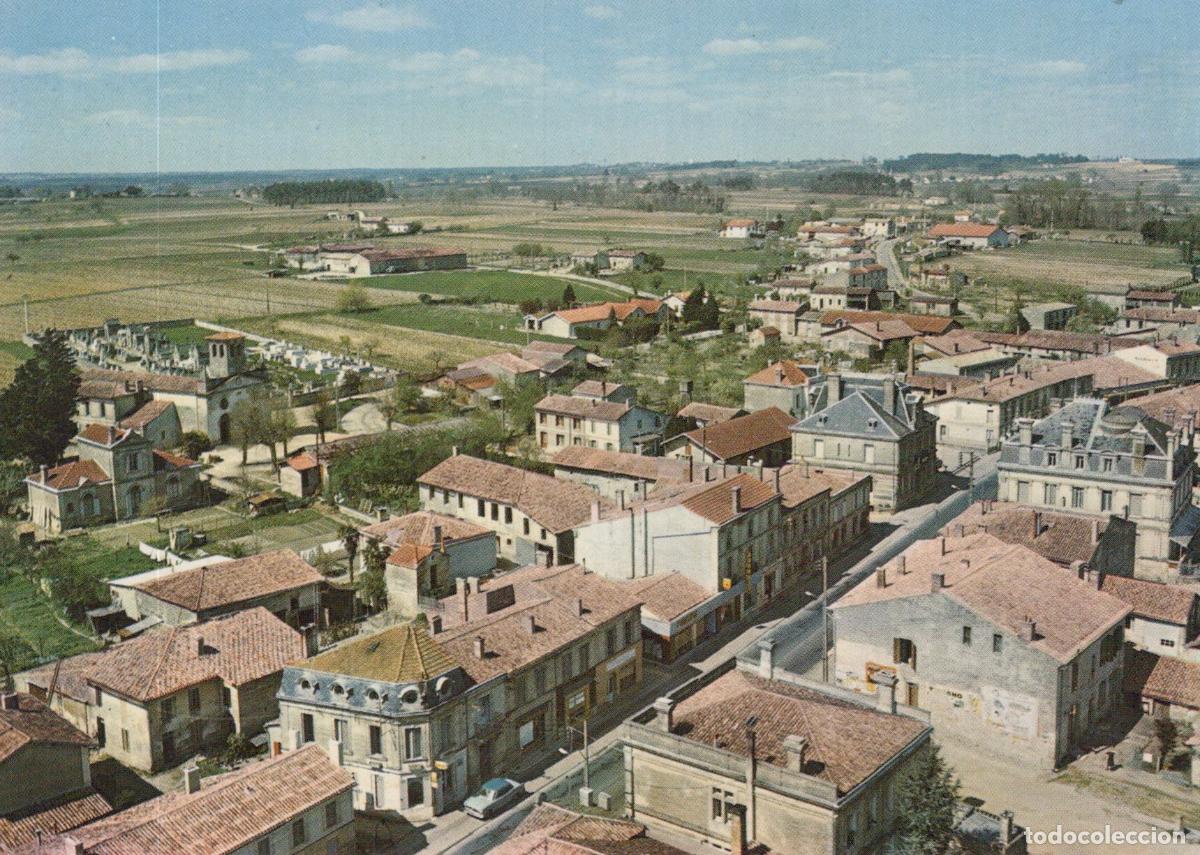Postkarten: France Cavignac Vue A&eacute;rienne du Village &Eacute;glise Unposted *YAE602