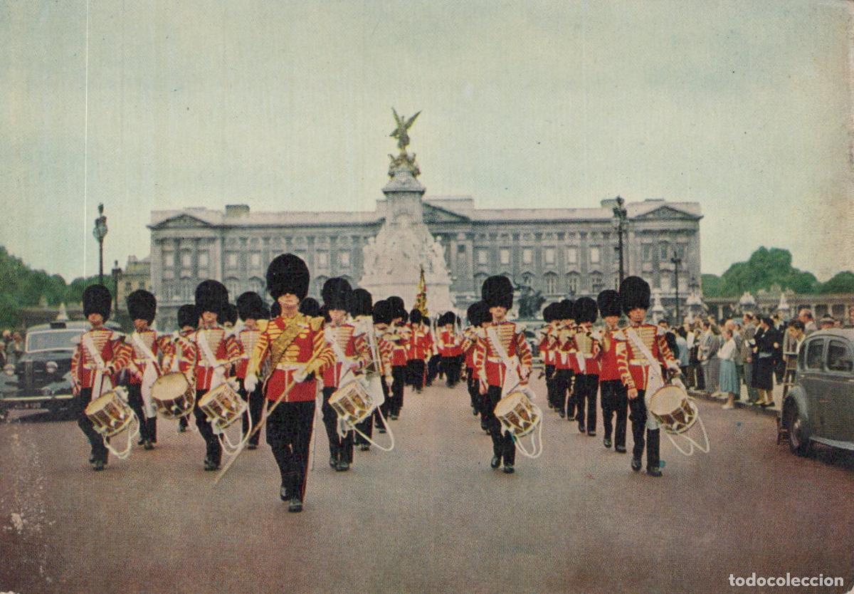 Postkarten: United Kingdom London UK Guards Band Buckingham Palace Royal Unposted *YAE616