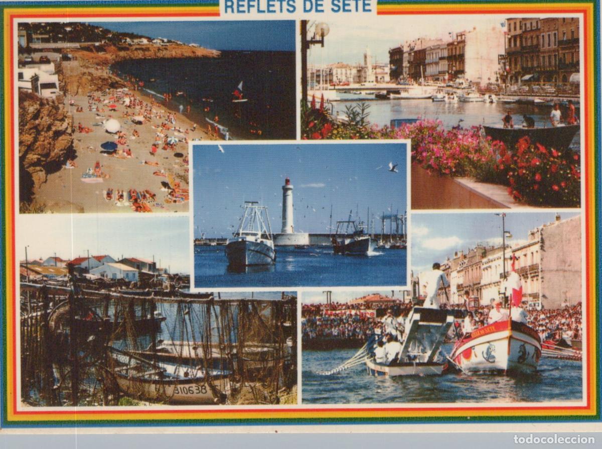 Postais: France S&egrave;te Vues Multiples Plages Port Canal Bateaux Festival *YAE612