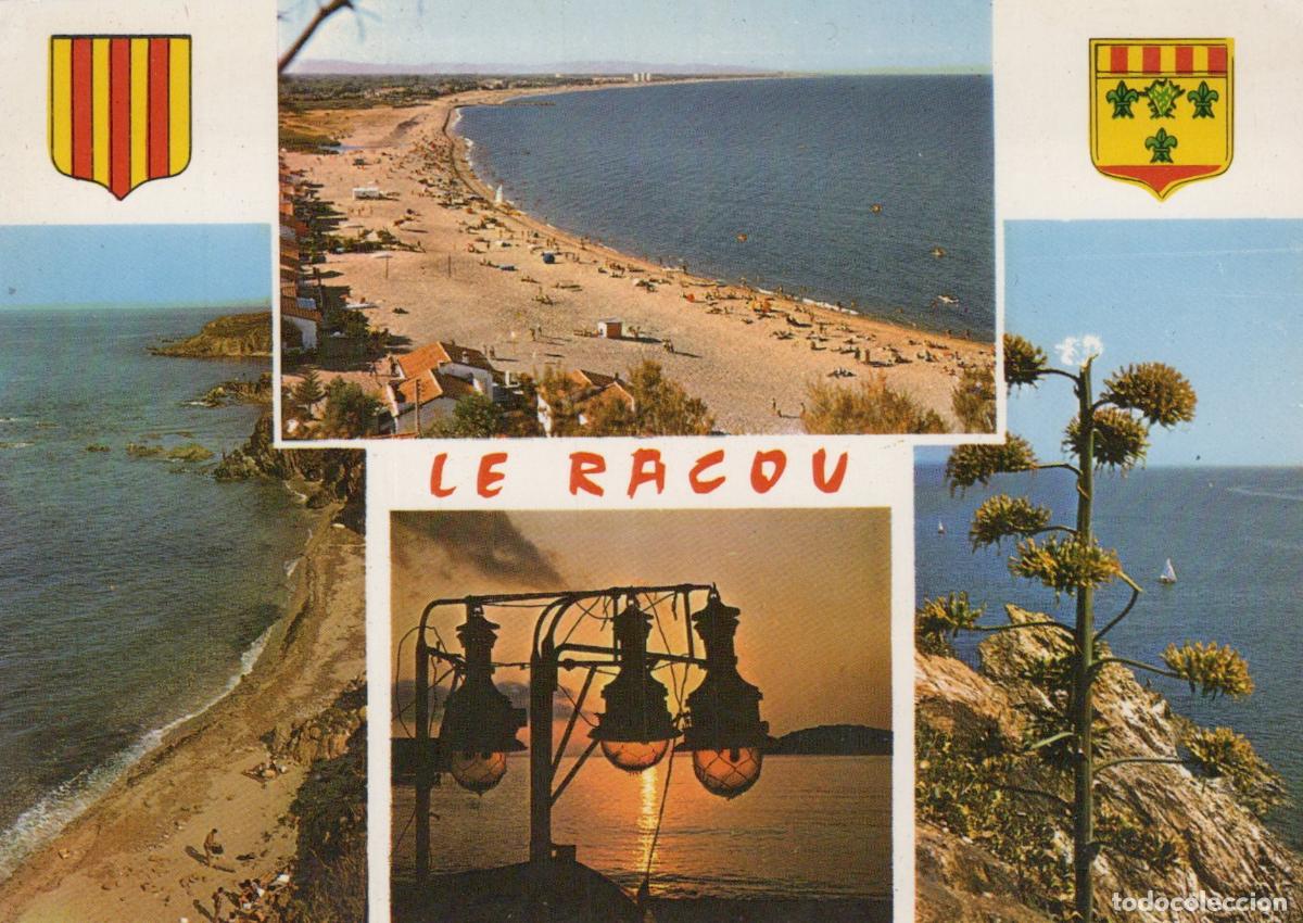 Postcards: France Le Racou Plage Criques Phares C&ocirc;te Vermeille *YAE623
