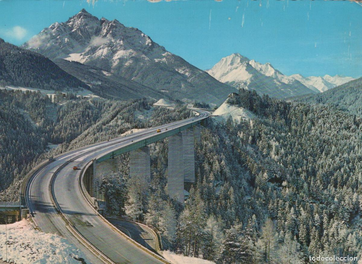 Postkarten: &Ouml;sterreich Innsbruck Tirol Europabr&uuml;cke Winterlandschaft Gebirge Br&uuml;cke *YAE633