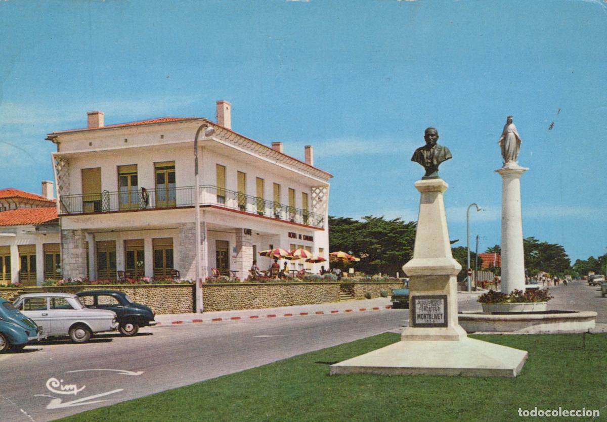 Postales: France Montalivet les Bains Avenue de la Plage H&ocirc;tel Monuments Unposted *YAE648