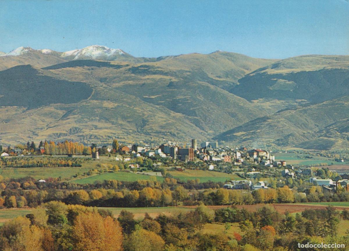 Postkarten: Espa&ntilde;a Puigcerd&agrave; Catalu&ntilde;a Vista General Ciudad en Pirineos Paisaje *YAE673