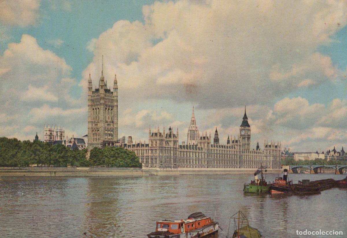 Postkarten: United Kingdom London Houses of Parliament River Thames Unposted *YAE688