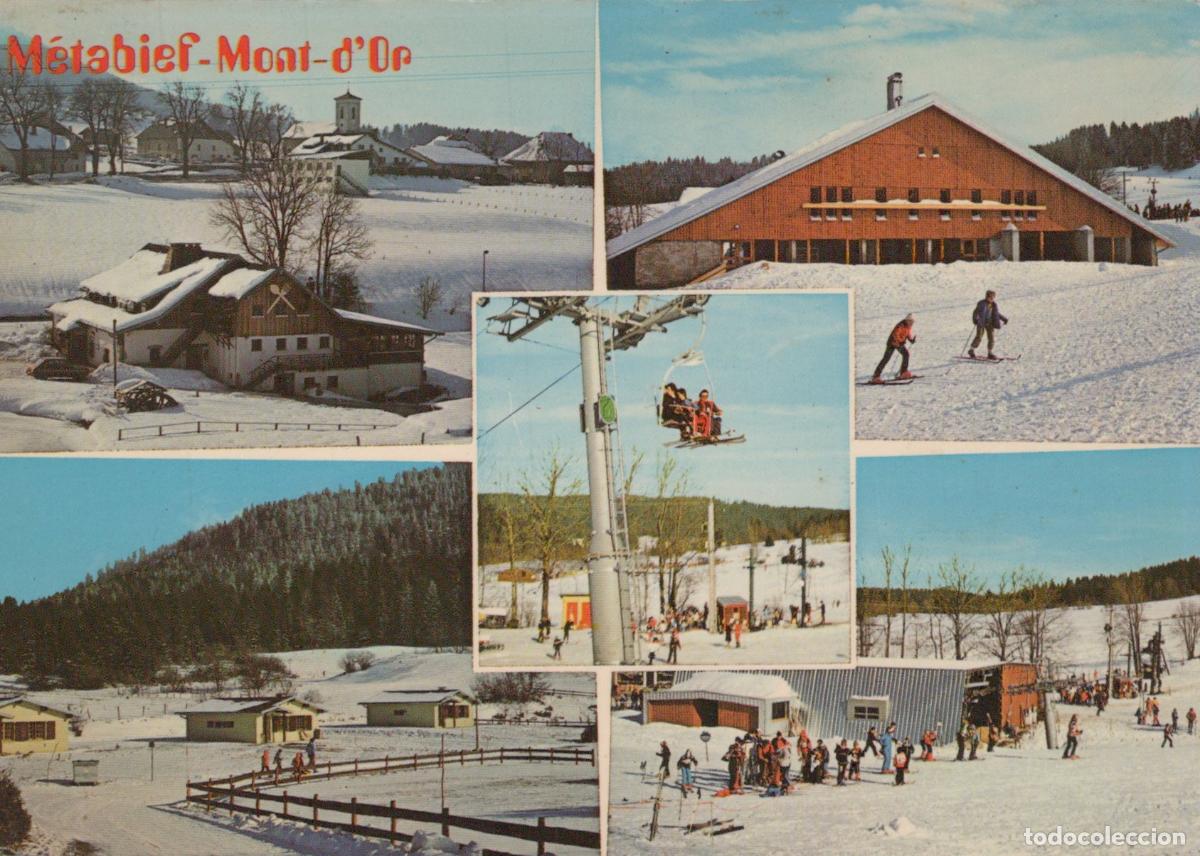 Postcards: France M&eacute;tabief Mont D or Paysage Hivernal Ski Chalets *YAE695