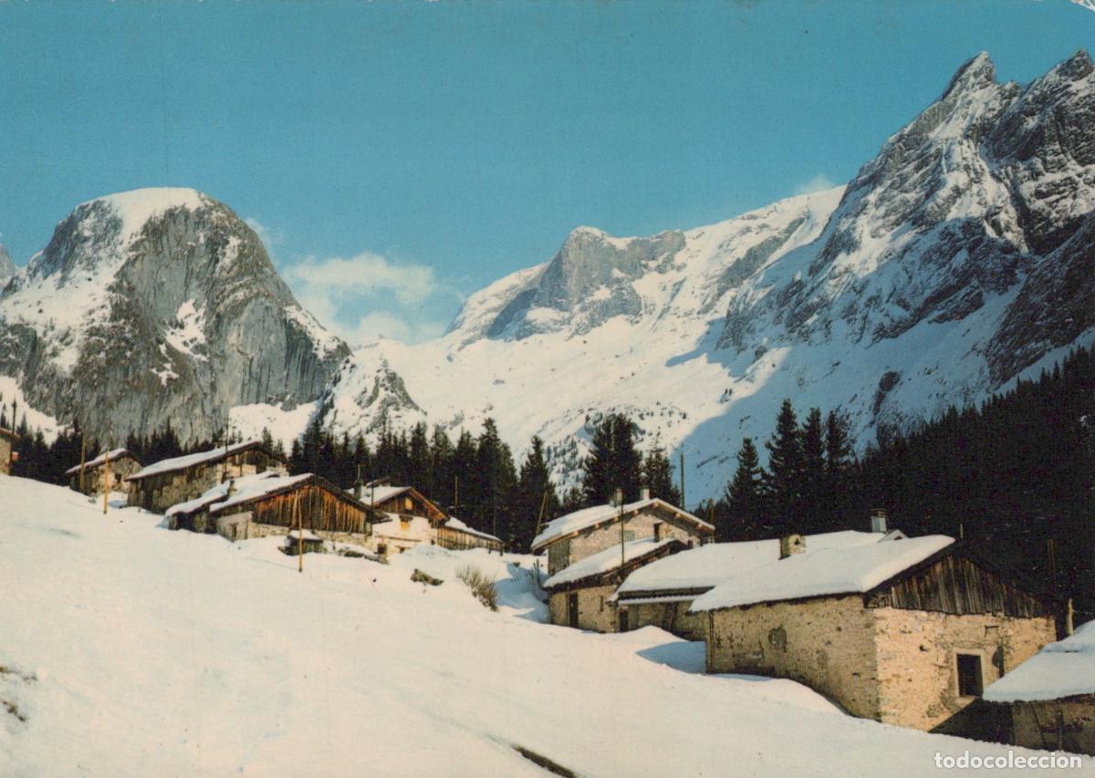 Cartes Postales: France Pralognan la Vanoise Paysage de Montagne Enneig&eacute; Avec Chalets *YAE699